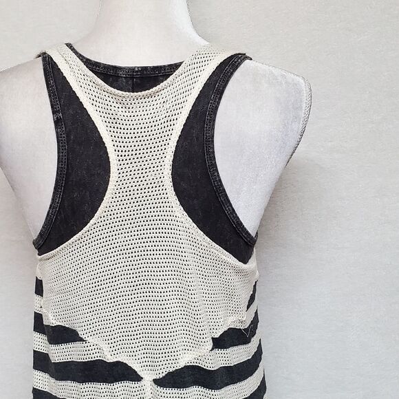 T-PARTY Stone Wash Black Bling I Love  Cowboys Striped Eyelet Mini Dress/Top Set - Picture 14 of 16